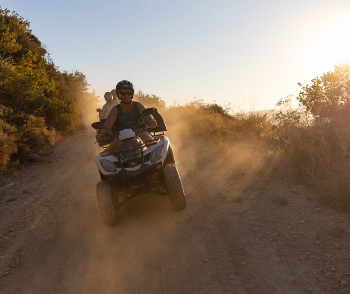 sunset quad safari tour crete